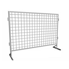 Защитное ограждение мобильное оцинкованное (Ц) 2550х400х2300х3,8х100х100 мм